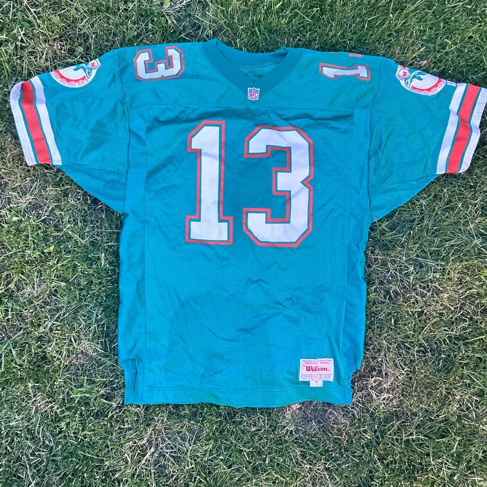 Teal Football Jersey with Number 13
